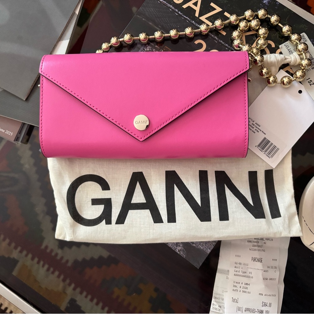 Ganni Pink Mini Purse